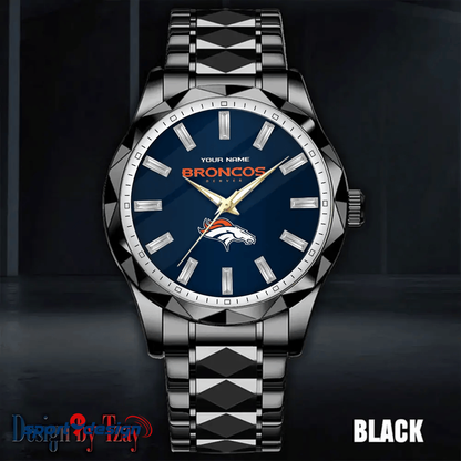 Denver Broncos Luxury Diamond Men Watch Trending 2025