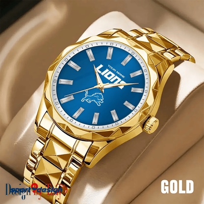 Detroit Lions Luxury Diamond Men Watch Trending 2025