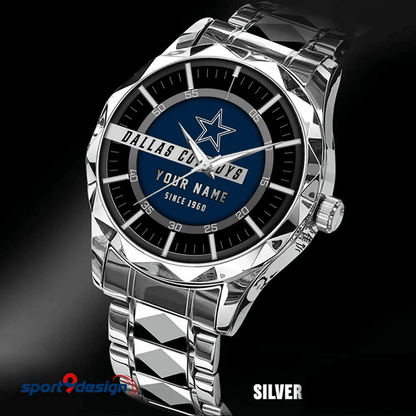 Dallas Cowboys Luxury Diamond Men Watch Trending 2025