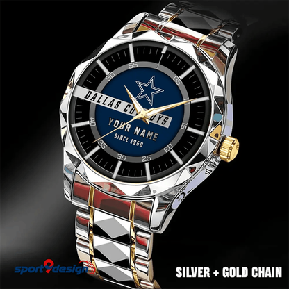 Dallas Cowboys Luxury Diamond Men Watch Trending 2025