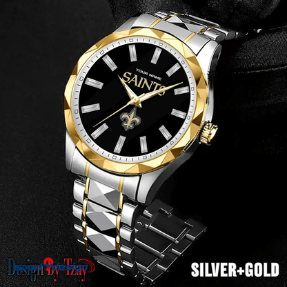 New Orleans Saints Luxury Diamond Men Watch Trending 2025