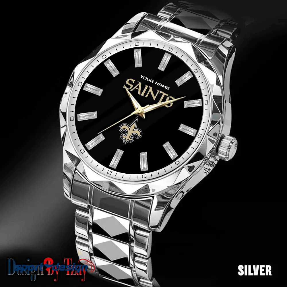 New Orleans Saints Luxury Diamond Men Watch Trending 2025