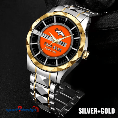 Denver Broncos Luxury Diamond Men Watch Trending 2025