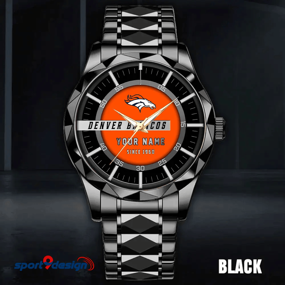 Denver Broncos Luxury Diamond Men Watch Trending 2025