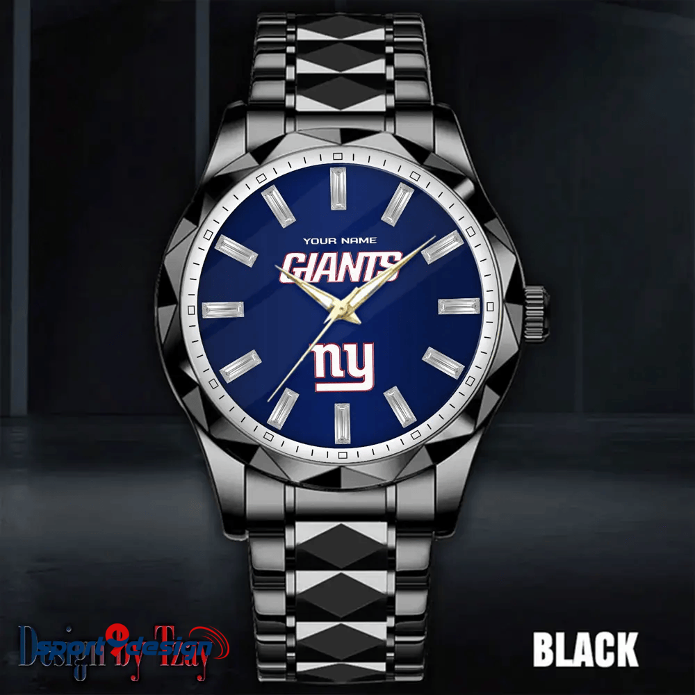 New York Giants Luxury Diamond Men Watch Trending 2025