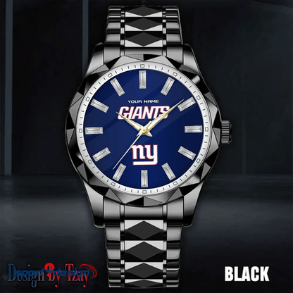New York Giants Luxury Diamond Men Watch Trending 2025