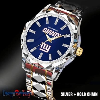 New York Giants Luxury Diamond Men Watch Trending 2025