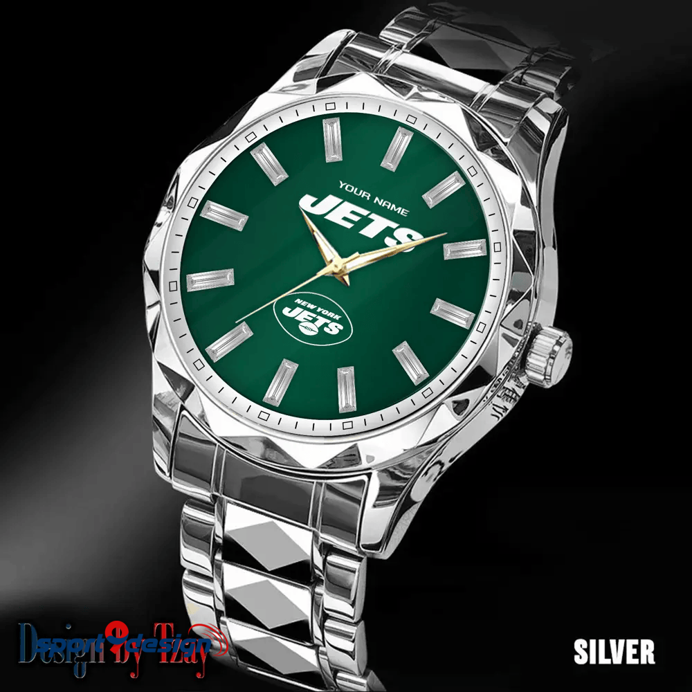 New York Jets Luxury Diamond Men Watch Trending 2025