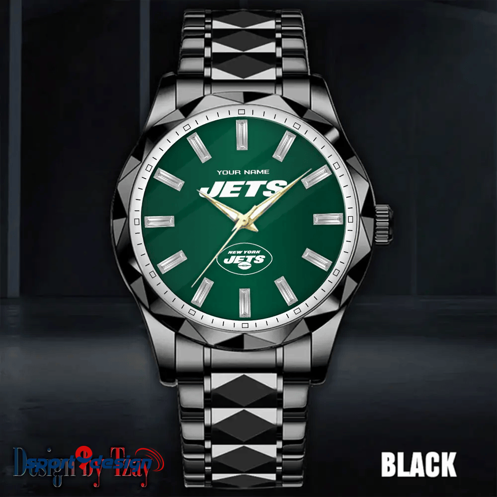 New York Jets Luxury Diamond Men Watch Trending 2025