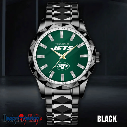 New York Jets Luxury Diamond Men Watch Trending 2025