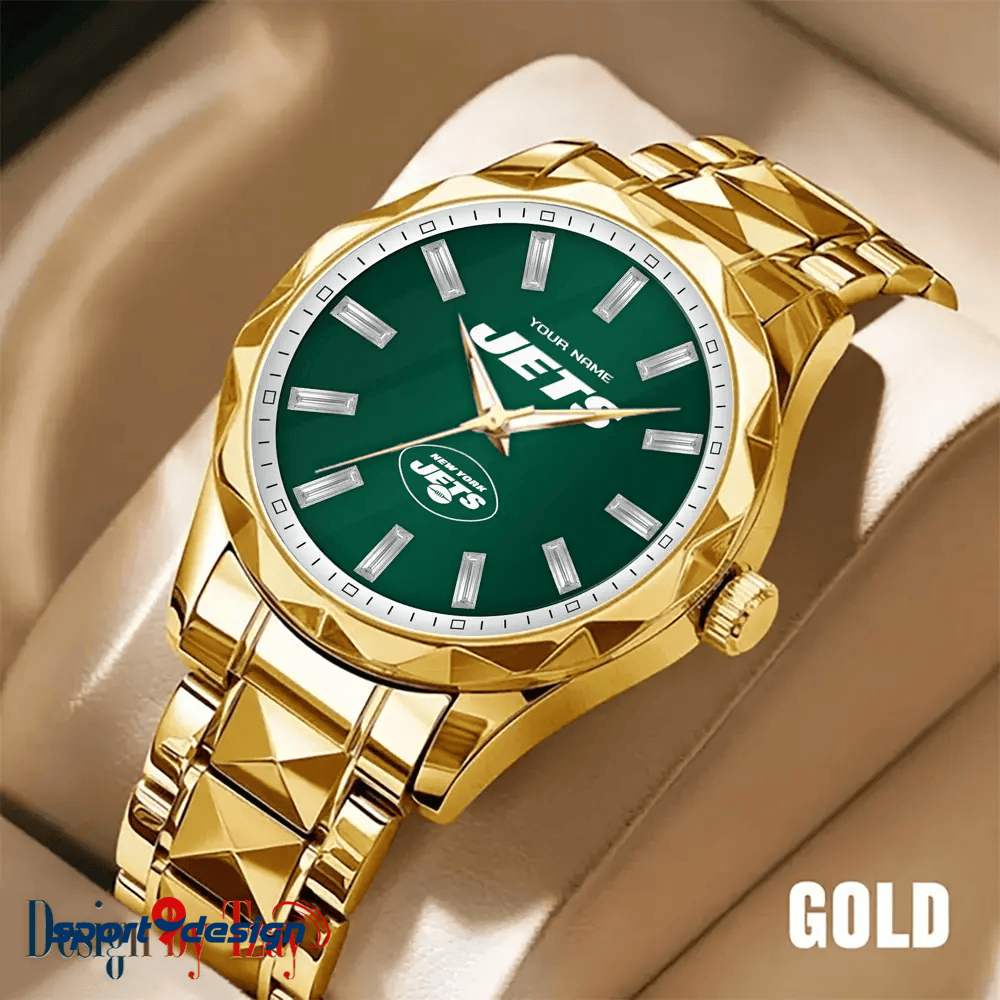 New York Jets Luxury Diamond Men Watch Trending 2025
