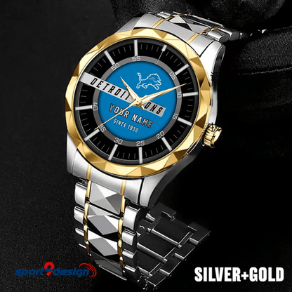 Detroit Lions Luxury Diamond Men Watch Trending 2025
