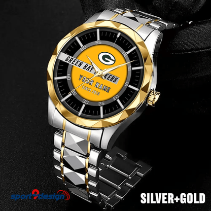 Green Bay Packers Luxury Diamond Men Watch Trending 2025