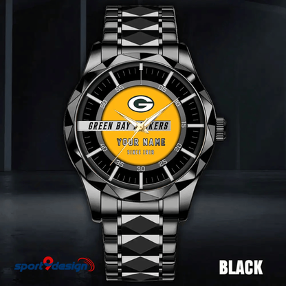 Green Bay Packers Luxury Diamond Men Watch Trending 2025