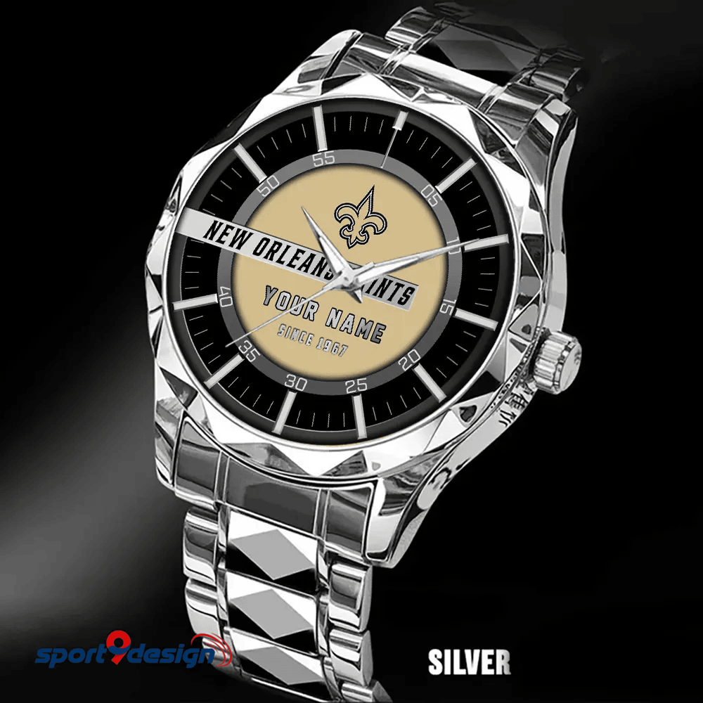 New Orleans Saints Luxury Diamond Men Watch Trending 2025