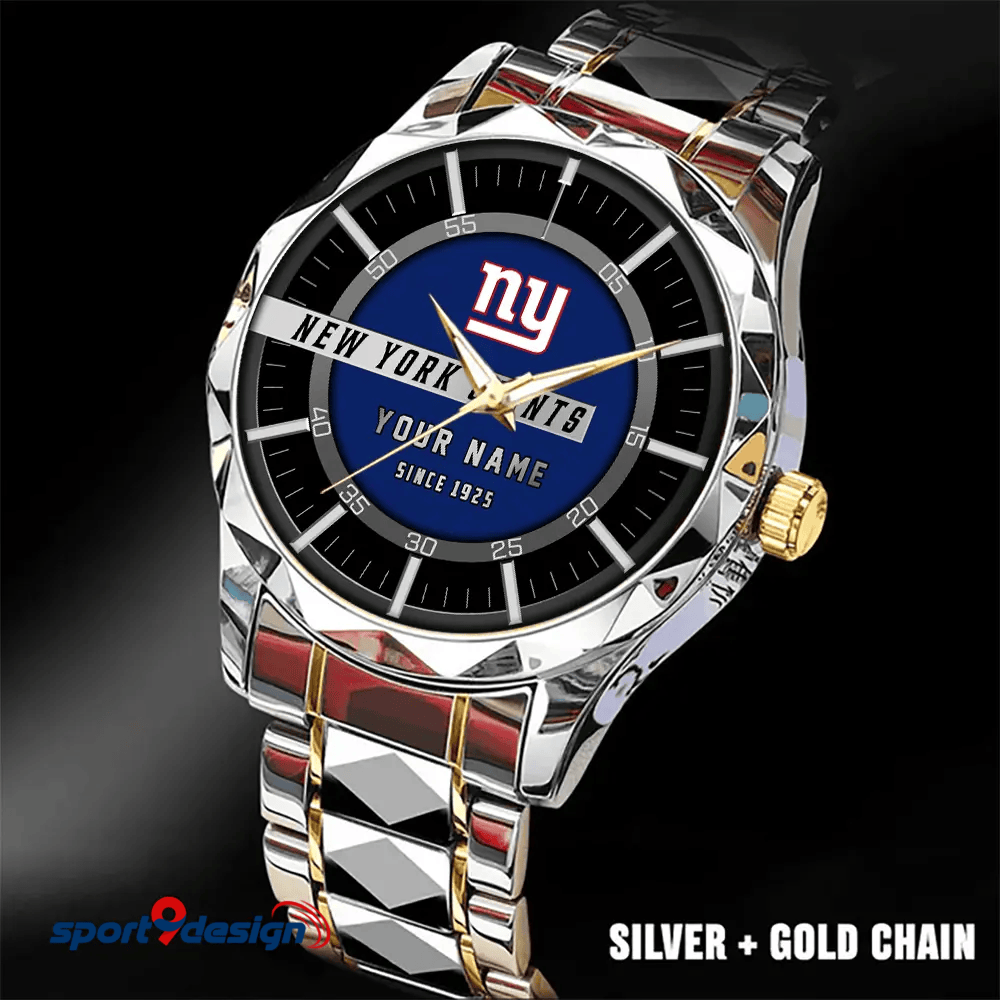 New York Giants Luxury Diamond Men Watch Trending 2025