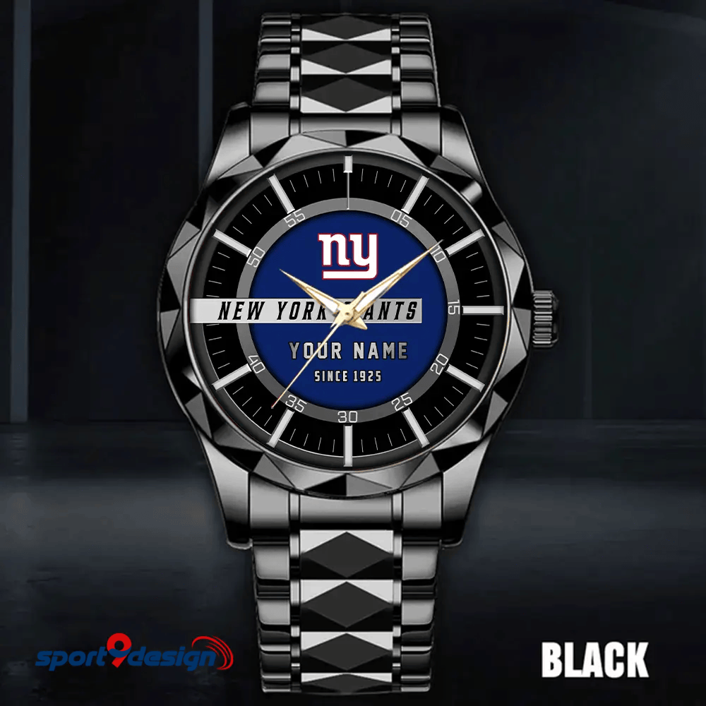 New York Giants Luxury Diamond Men Watch Trending 2025