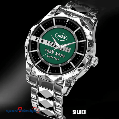 New York Jets Luxury Diamond Men Watch Trending 2025