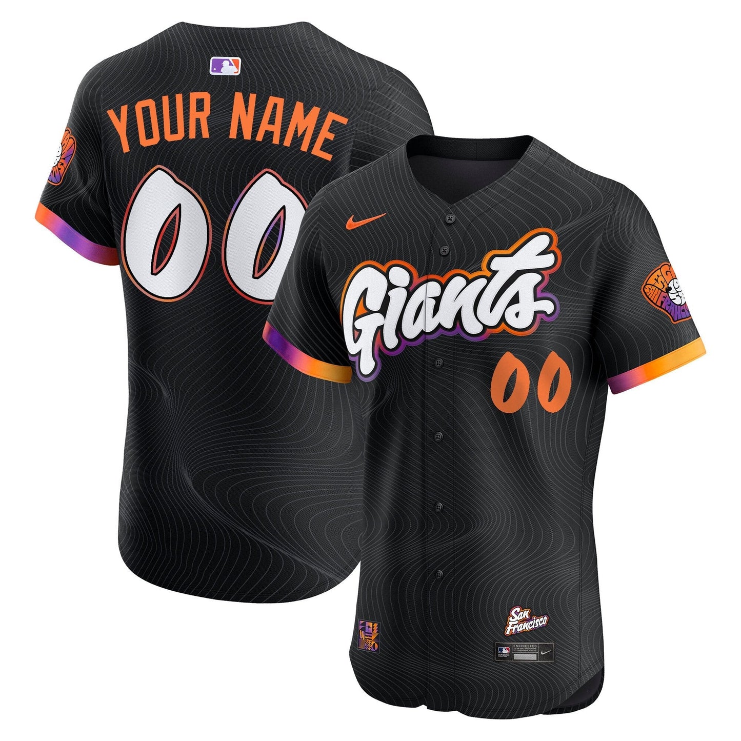San Francisco Giants 2025 City Connect Vapor Premier Elite Custom Jersey - All Stitched