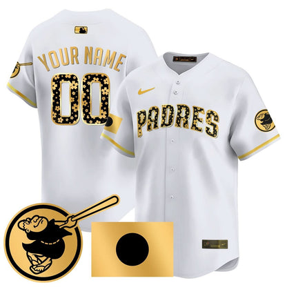 Custom Gender/Name San Diego Padres Japanese Heritage Jersey - All Stitched