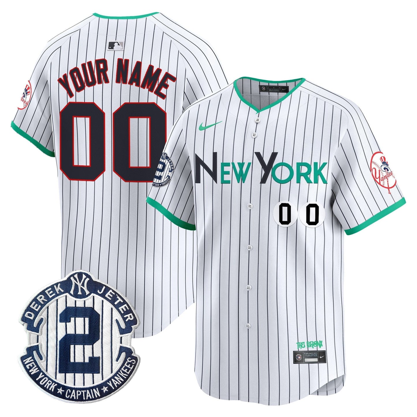 New York Yankees City Connect Vapor Premier Limited Custom Jersey - All Stitched