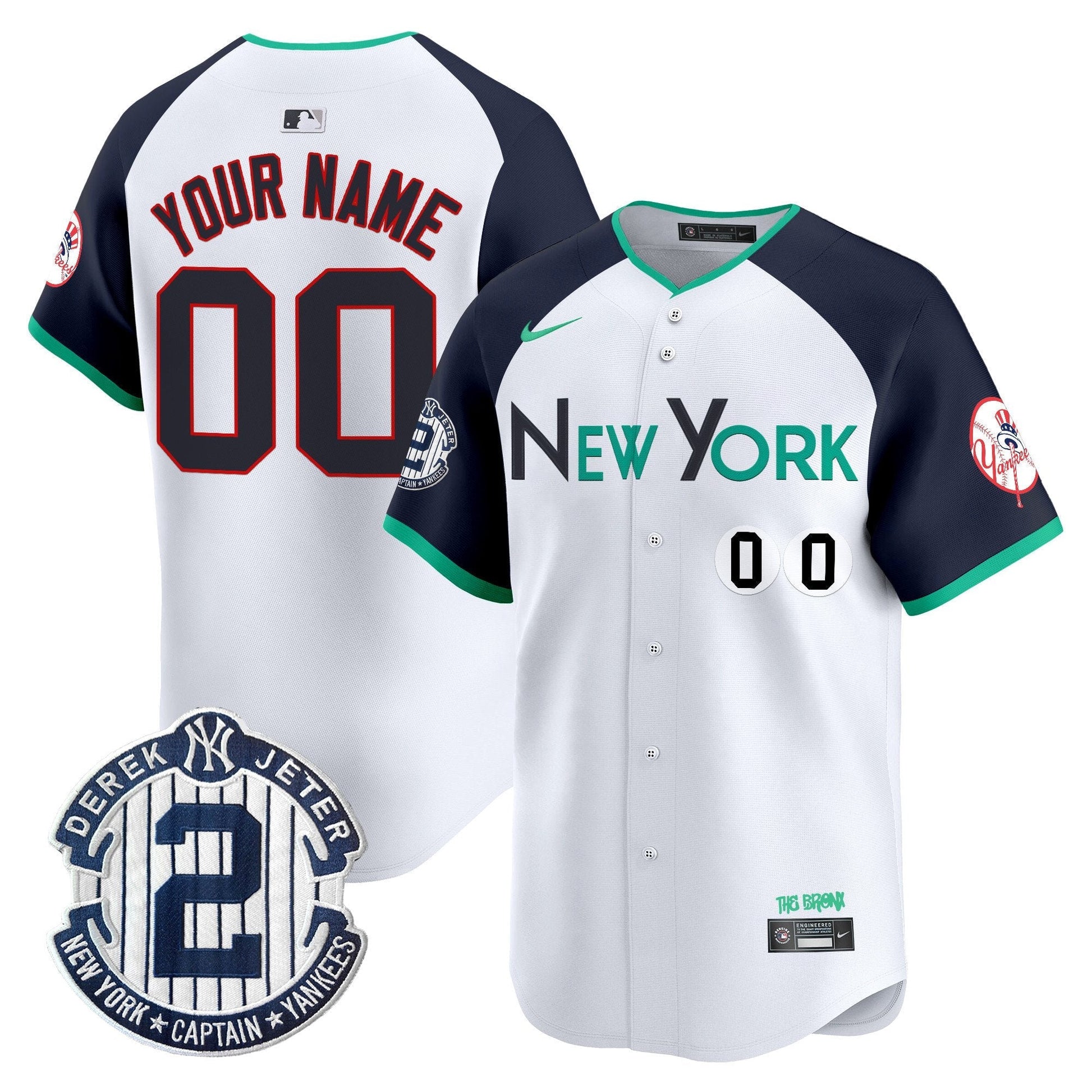 New York Yankees City Connect Vapor Premier Limited Custom Jersey - All Stitched