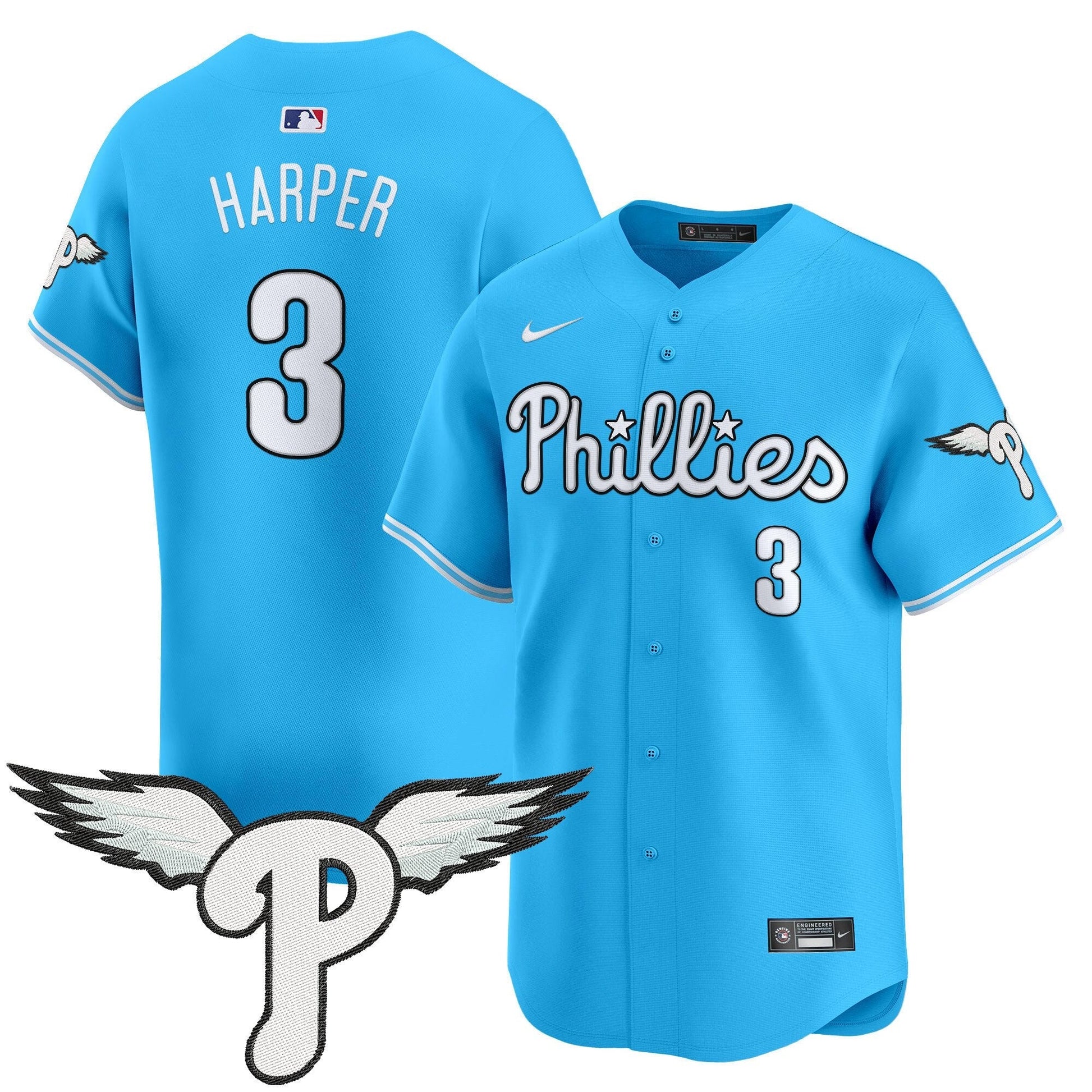 Men's Philadelphia Phillies 2025 Vapor Premier Limited Jersey - All Stitched