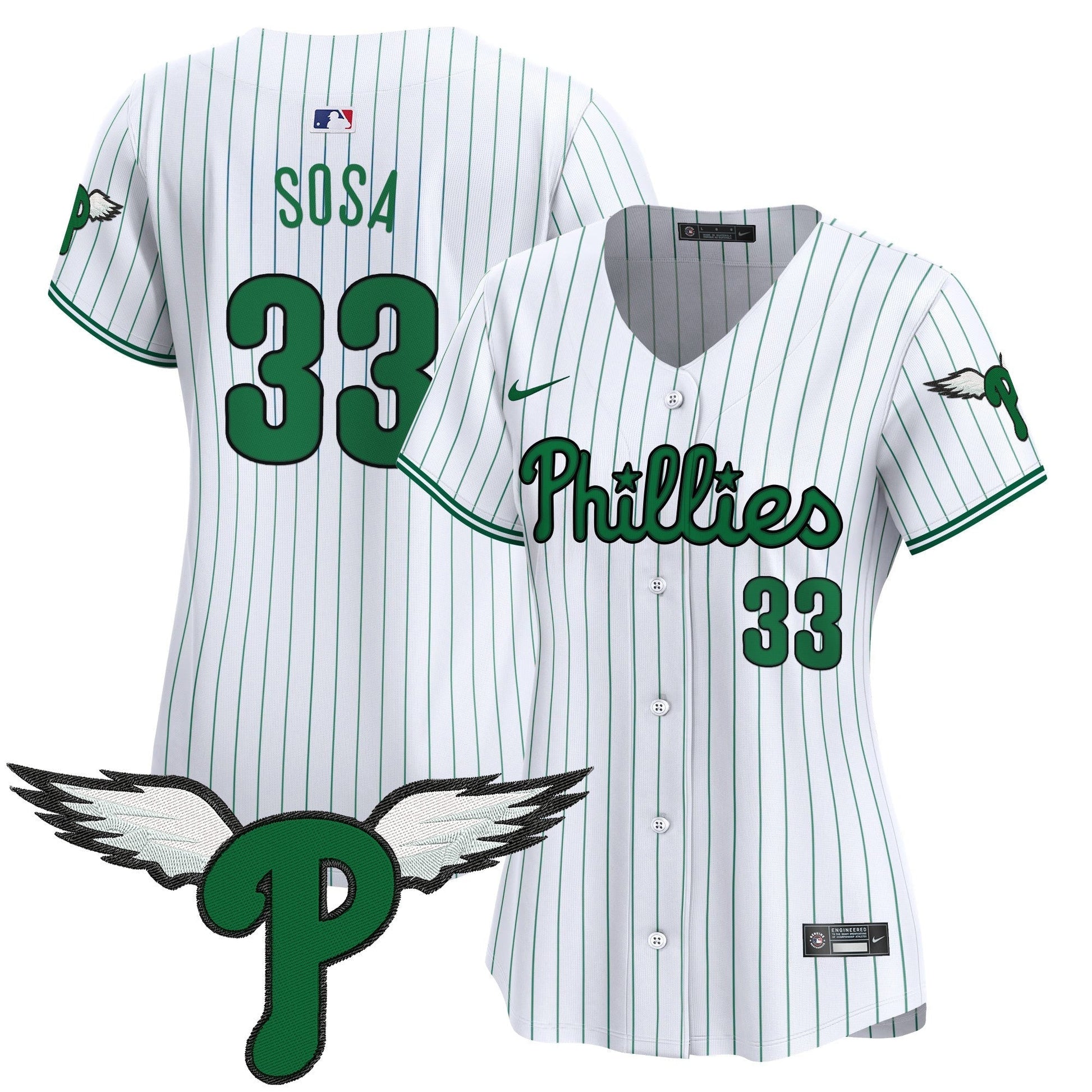 Women's Philadelphia Phillies 2025 Vapor Premier Limited Jersey - All Stitched