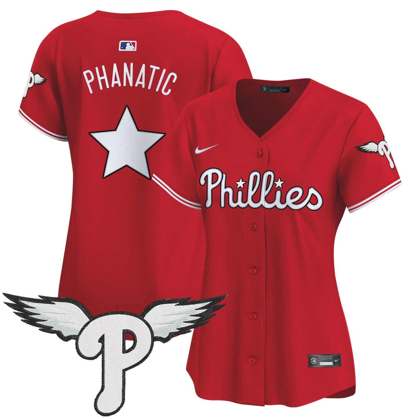 Women's Philadelphia Phillies 2025 Vapor Premier Limited Jersey - All Stitched