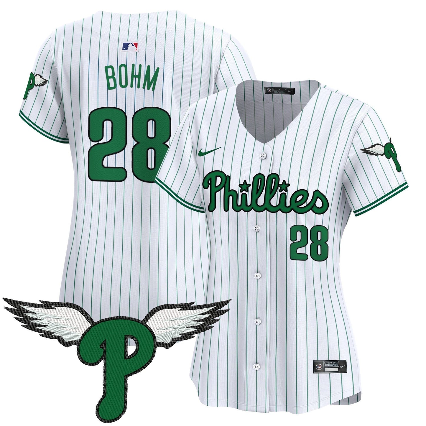 Women's Philadelphia Phillies 2025 Vapor Premier Limited Jersey - All Stitched