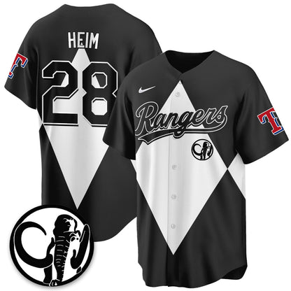 Men's Texas Rangers Power Rangers Limited Jersey - All Stitched