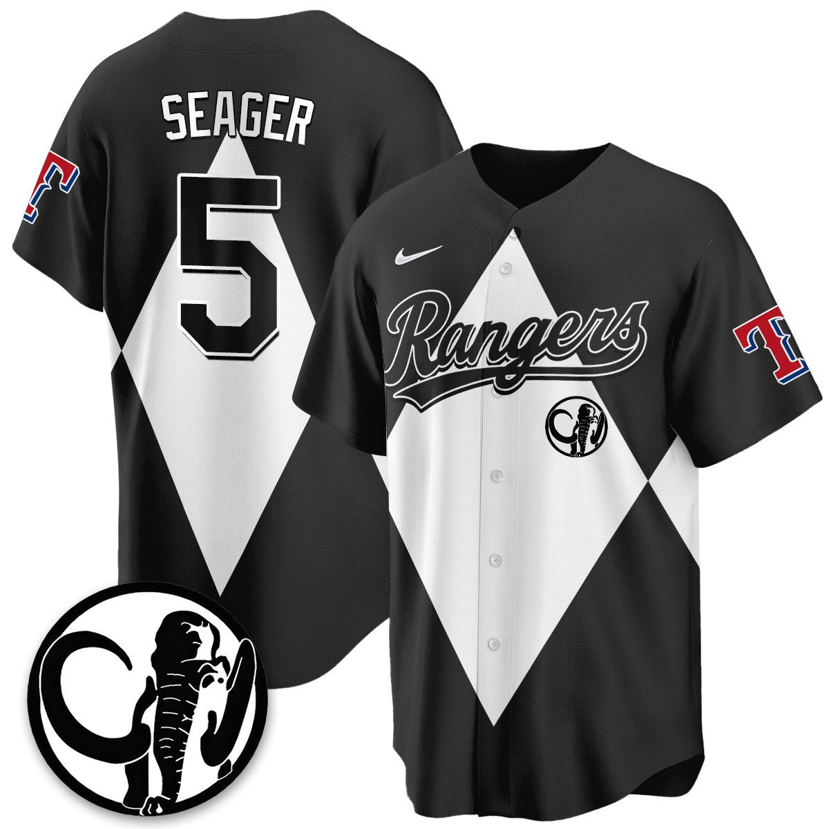 Men's Texas Rangers Power Rangers Limited Jersey - All Stitched