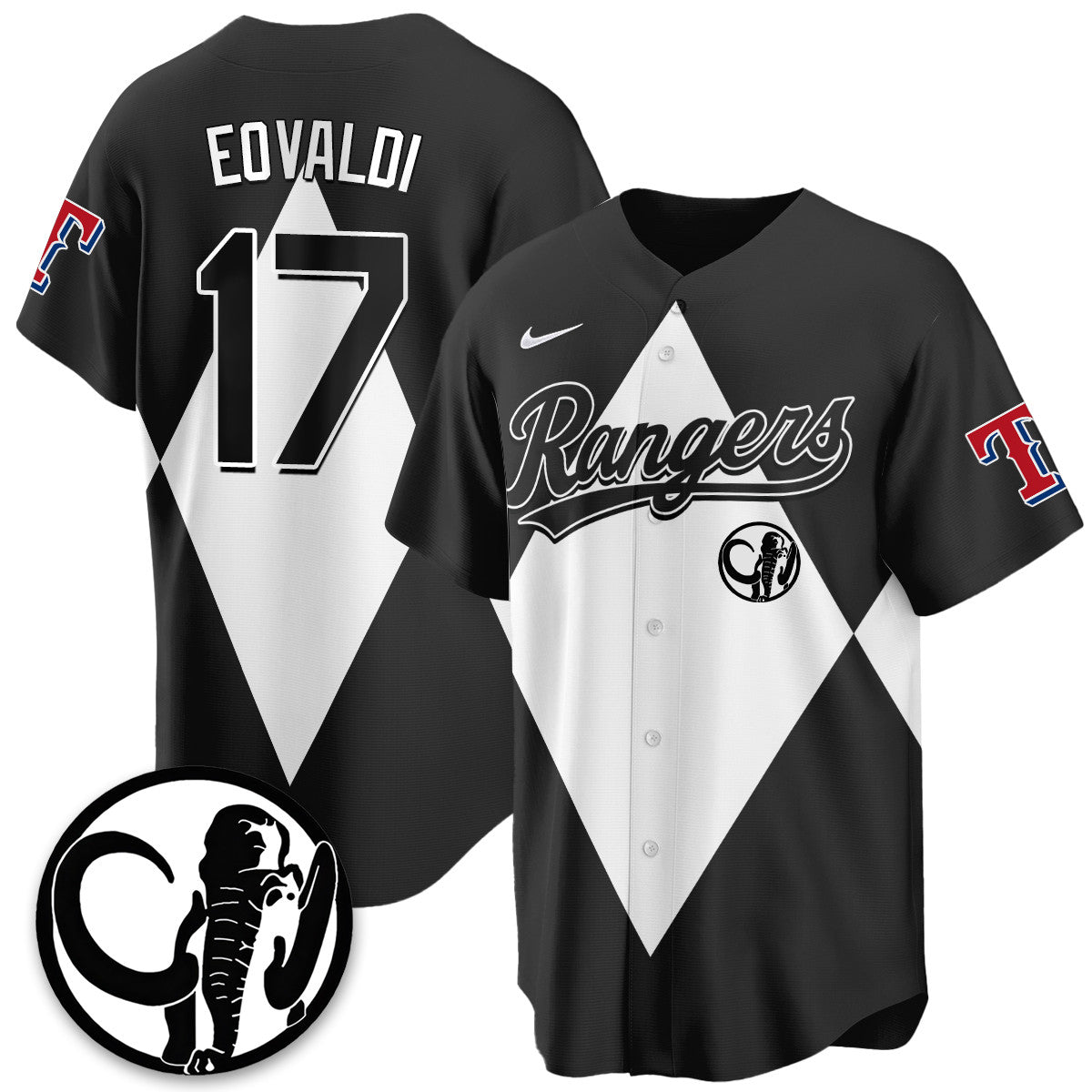 Men's Texas Rangers Power Rangers Limited Jersey - All Stitched