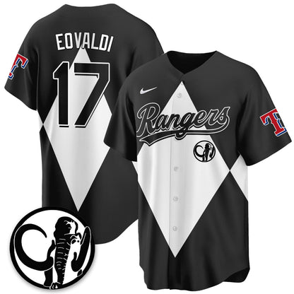 Men's Texas Rangers Power Rangers Limited Jersey - All Stitched