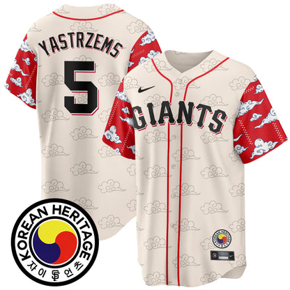 Men's San Francisco Giants Korean Heritage Jersey - All Stitched