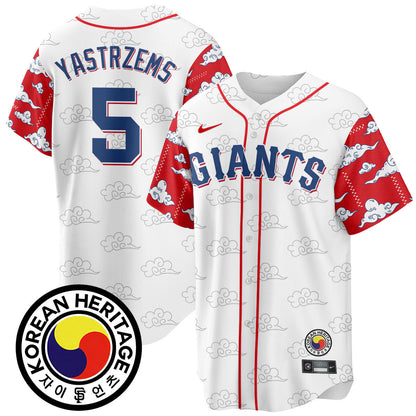 Men's San Francisco Giants Korean Heritage Jersey - All Stitched