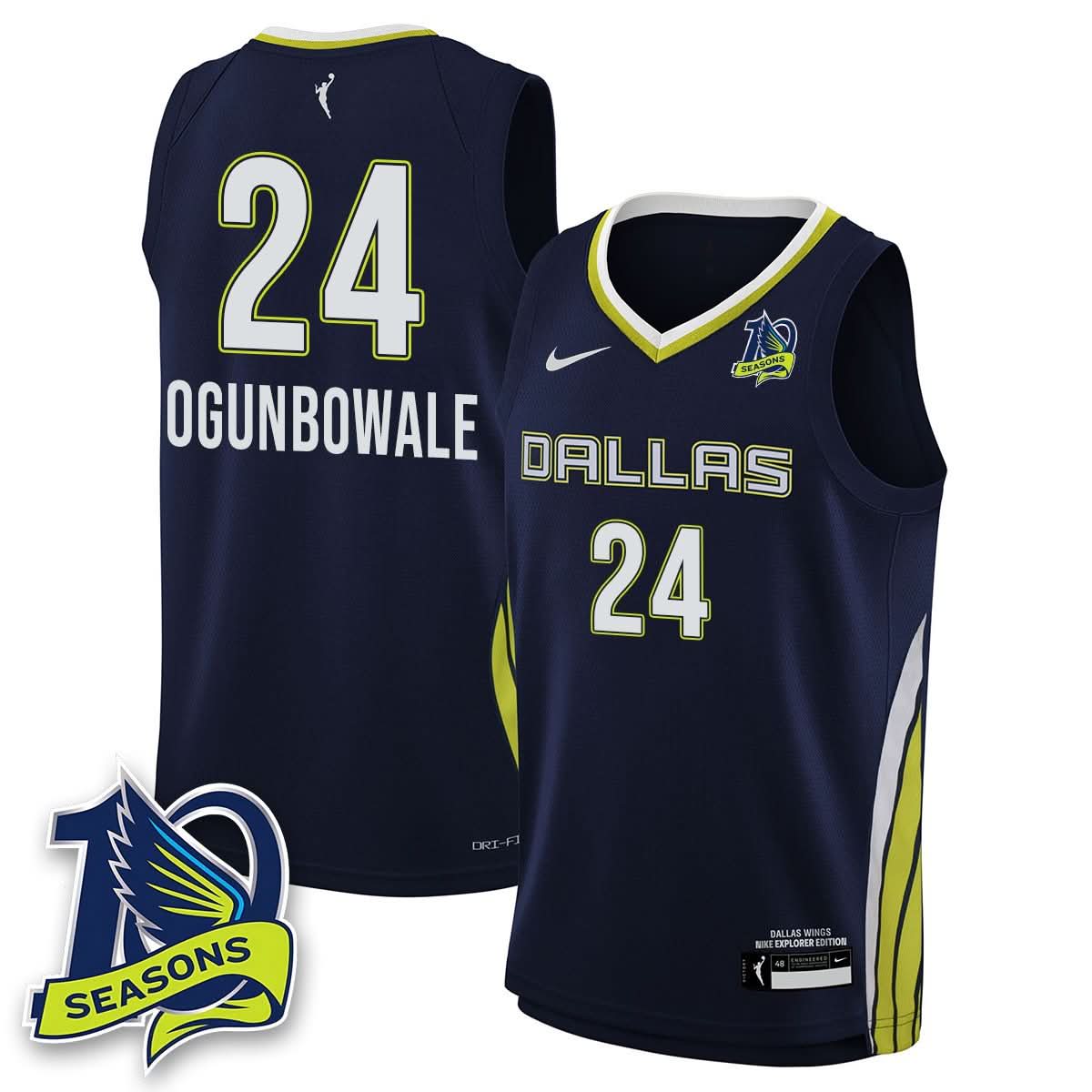 Men's Dallas Wings 2025 Limited Jersey - All Stitched