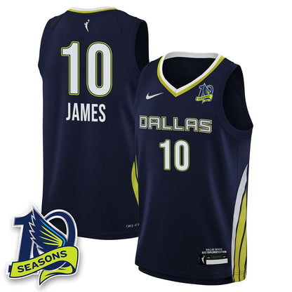 Men's Dallas Wings 2025 Limited Jersey - All Stitched