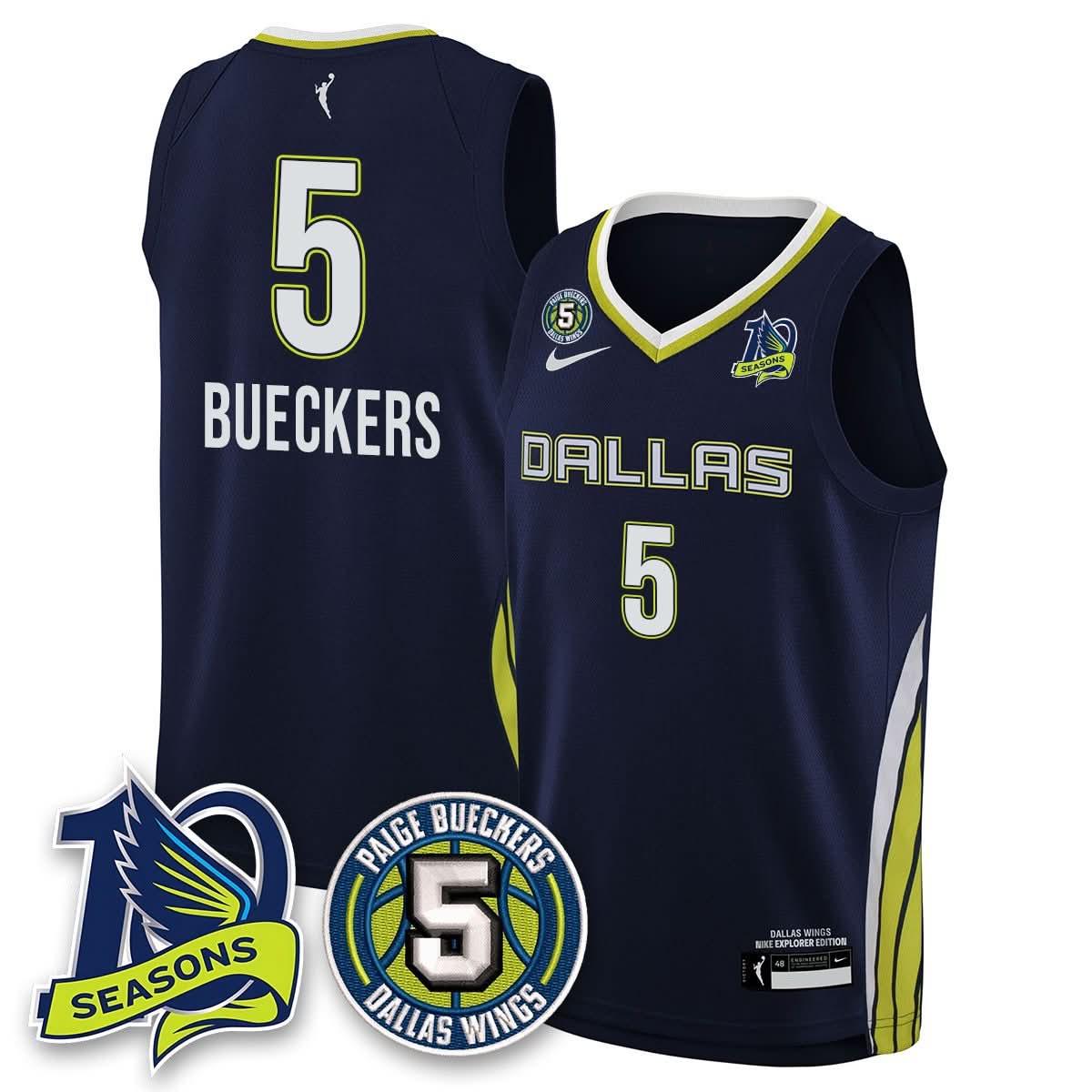 Men's Dallas Wings 2025 Limited Jersey - All Stitched
