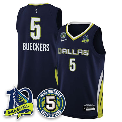 Men's Dallas Wings 2025 Limited Jersey - All Stitched