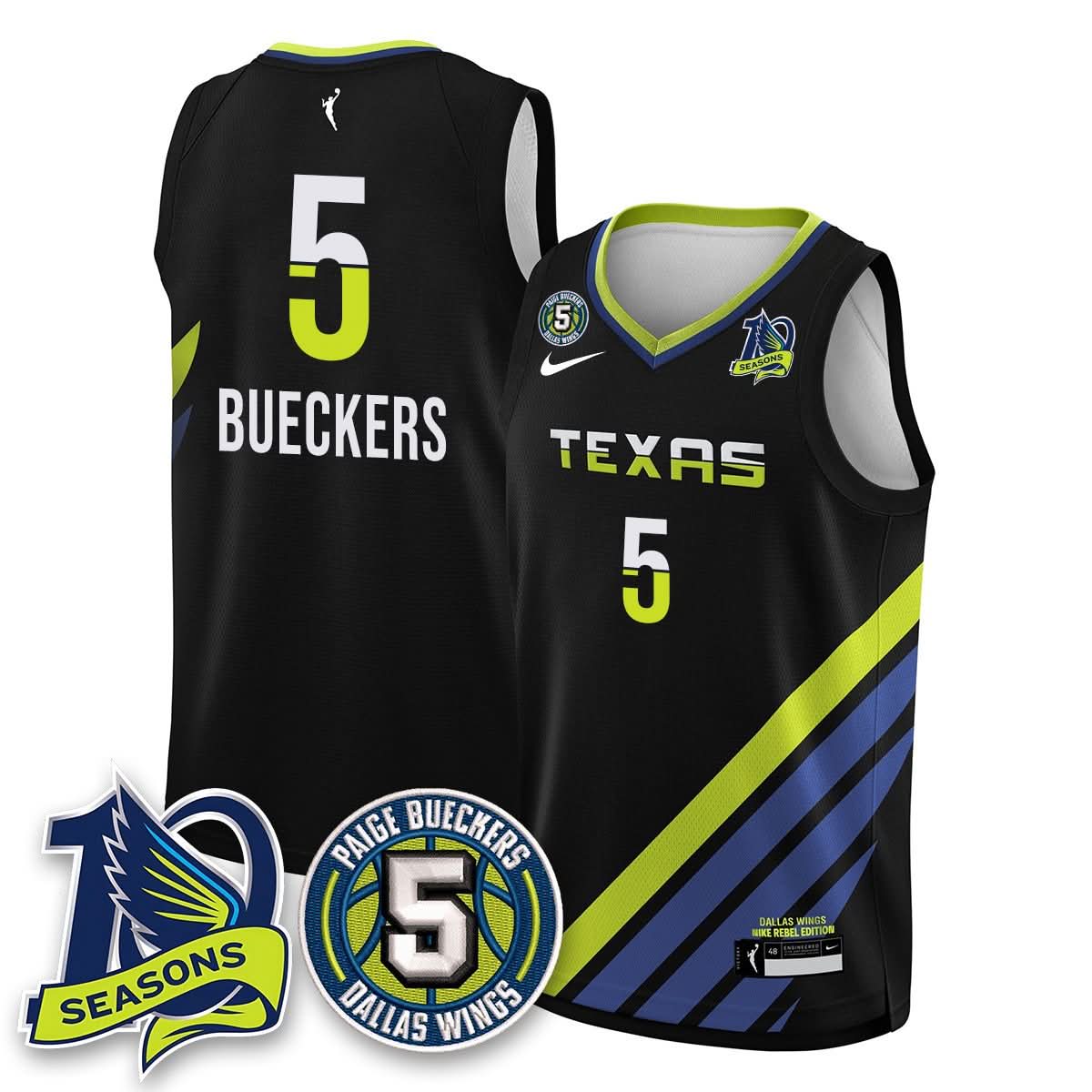 Men's Dallas Wings 2025 Limited Jersey - All Stitched