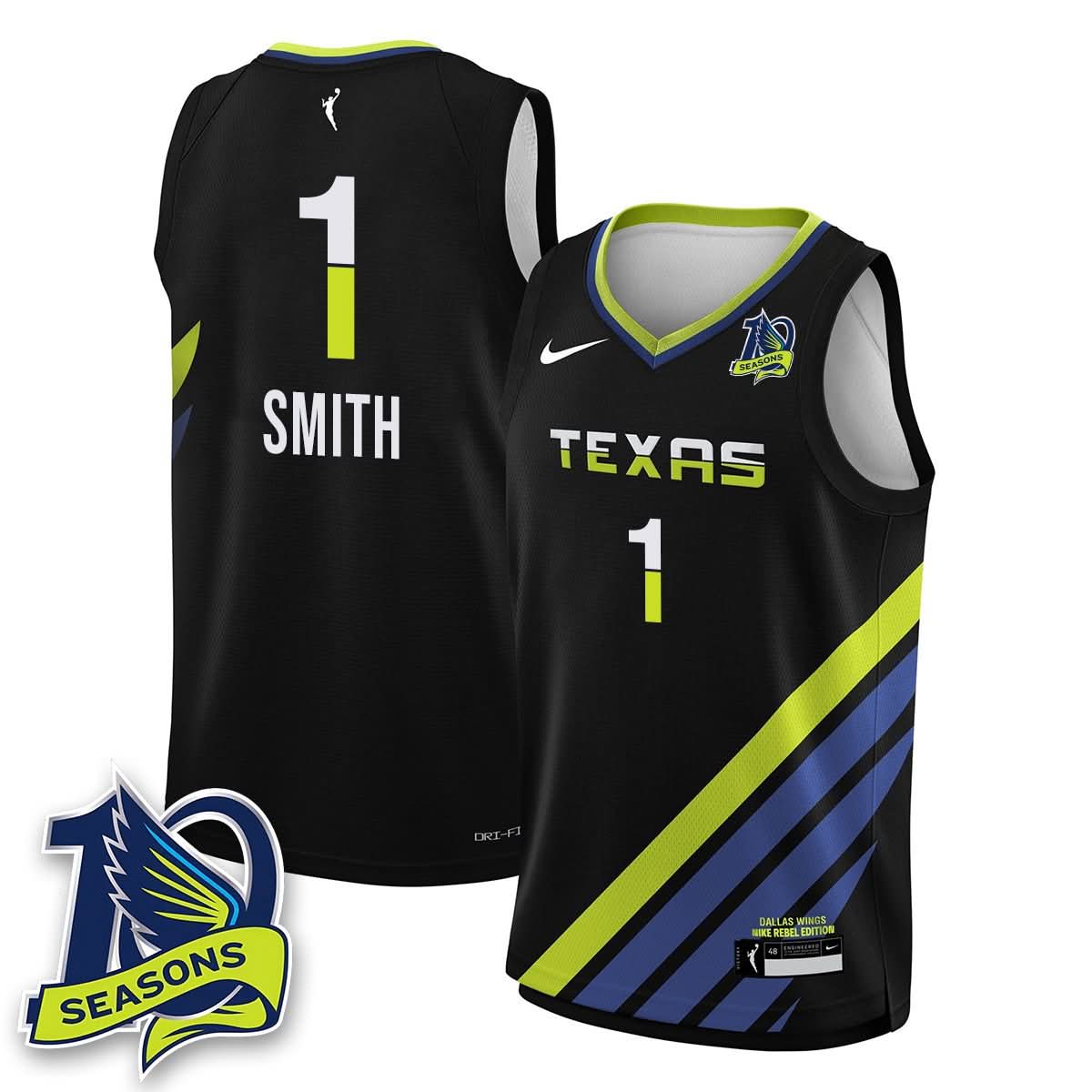 Men's Dallas Wings 2025 Limited Jersey - All Stitched