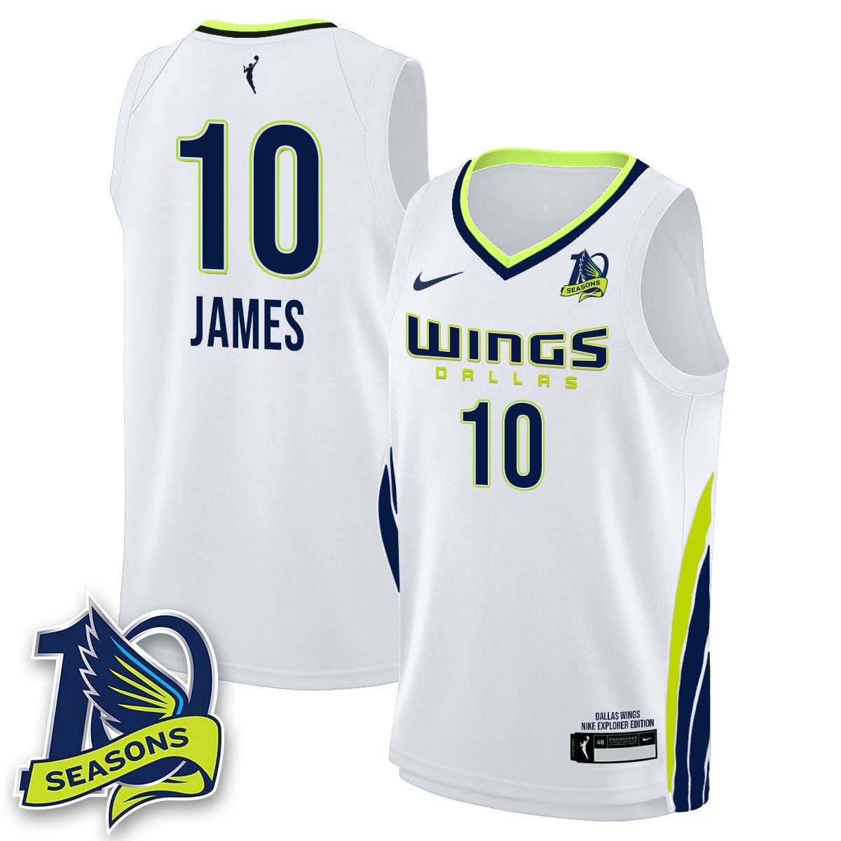 Men's Dallas Wings 2025 Limited Jersey - All Stitched