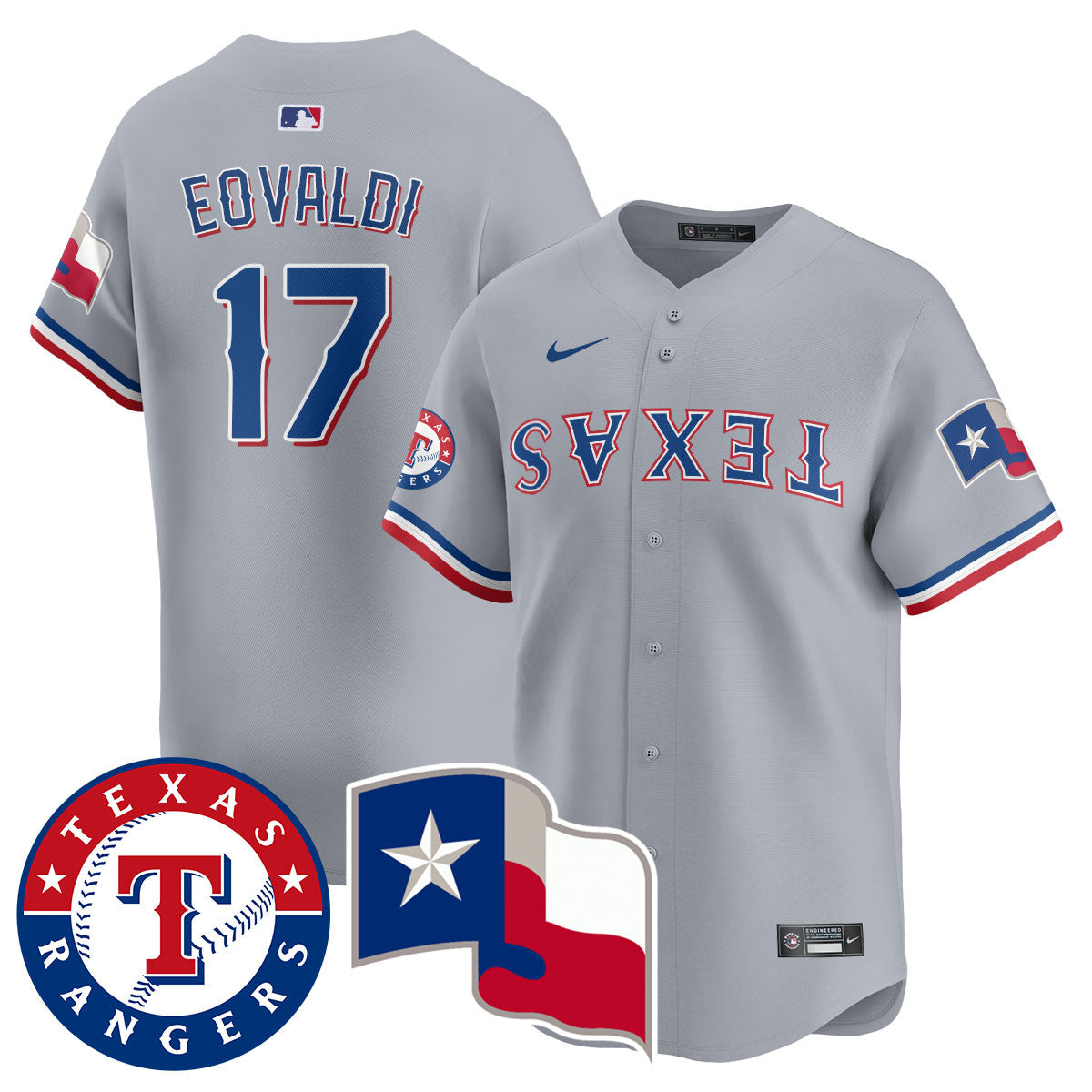 Men's Texas Rangers True Brvnd Limited Jersey - All Stitched
