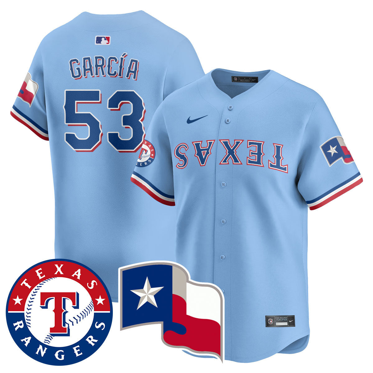 Men's Texas Rangers True Brvnd Limited Jersey - All Stitched