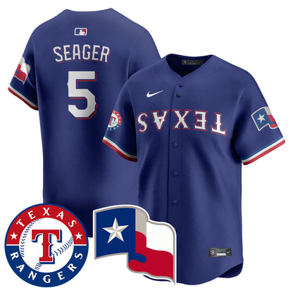 Men's Texas Rangers True Brvnd Limited Jersey - All Stitched