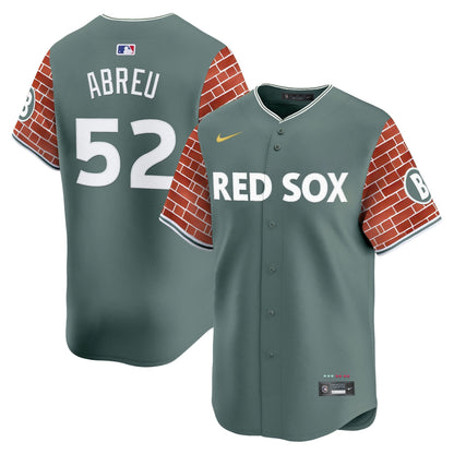 Men's Boston Red Sox 2025 Fenway Red Brick Style Vapor Premier Limited Jersey - Stitched