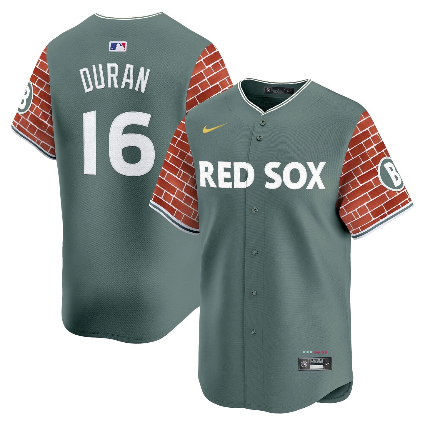 Men's Boston Red Sox 2025 Fenway Red Brick Style Vapor Premier Limited Jersey - Stitched