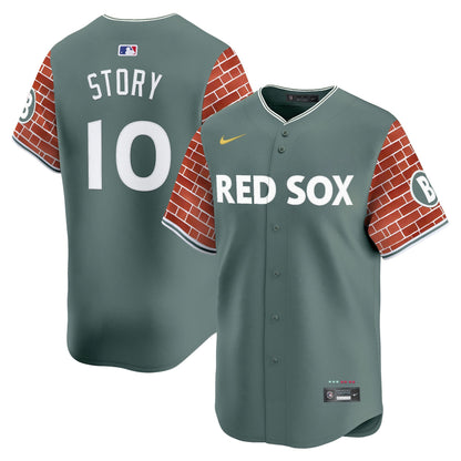 Men's Boston Red Sox 2025 Fenway Red Brick Style Vapor Premier Limited Jersey - Stitched