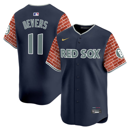 Men's Boston Red Sox 2025 Fenway Red Brick Style Vapor Premier Limited Jersey - Stitched